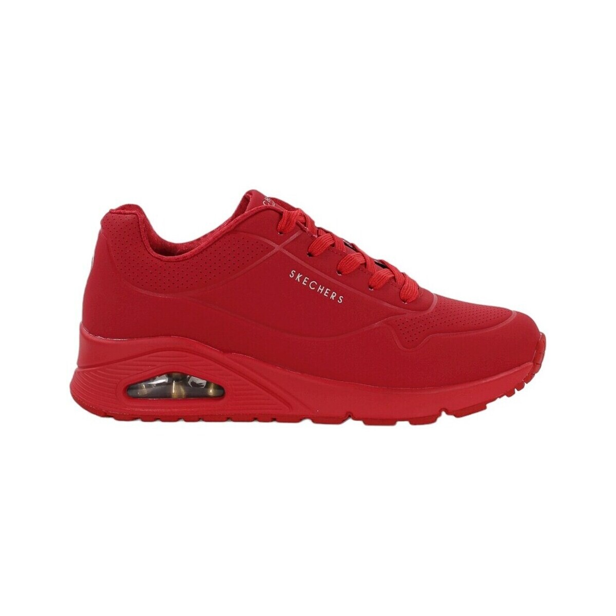 Schuhe Kinder Sneaker Low Skechers Uno Stand ON Air Rot