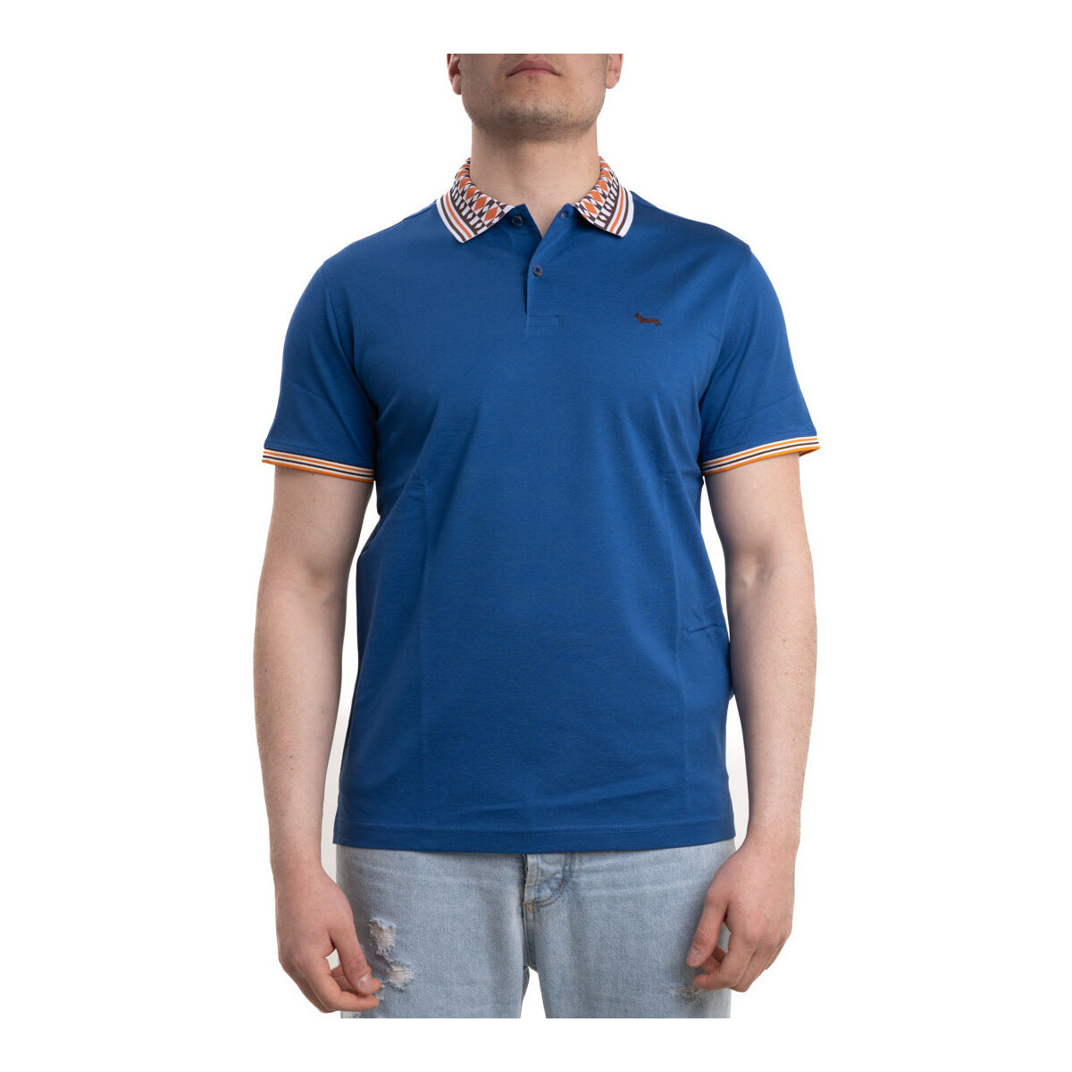 Kleidung Herren T-Shirts & Poloshirts Harmont & Blaine LRJ328021215 Blau