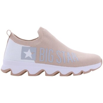Schuhe Damen Sneaker Low Big Star JJ274A145 Beige