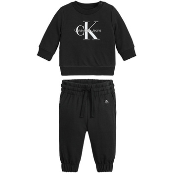 Kleidung Kinder Jogginganzüge Calvin Klein Jeans IN0IN00017-BEH Schwarz