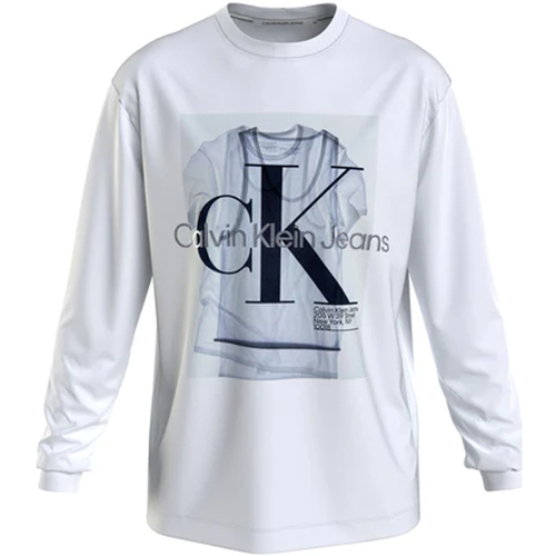Kleidung Herren T-Shirts Calvin Klein Jeans J30J322615-YAF Weiss