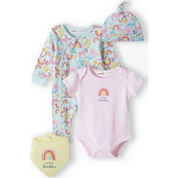 Kleidung Mädchen Pyjamas/ Nachthemden Minoti Baby-Set 4-tlg. für Babys (0-12m) Grün