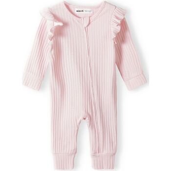 Kleidung Mädchen Pyjamas/ Nachthemden Minoti Schlafoverall langärmig für Babys (0-18m) Rosa