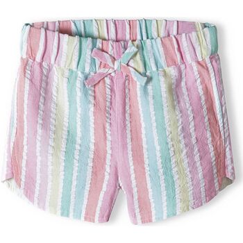 Kleidung Mädchen Shorts / Bermudas Minoti Shorts mit Streifen für Mädchen (12m-8y) Multicolor