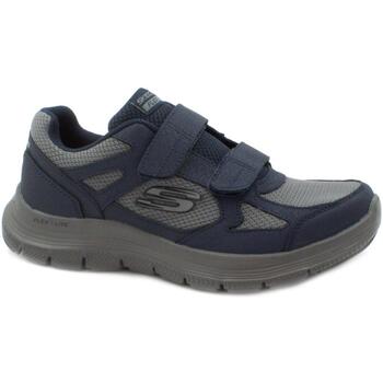 Schuhe Herren Indoorschuhe Skechers SKE-CCC-232578-NVCC Blau