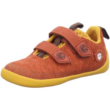 Schuhe Jungen Derby-Schuhe & Richelieu Affenzahn Klettschuhe Lion Sneaker Knit Happy 00397 50012 orange