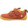 Schuhe Jungen Derby-Schuhe & Richelieu Affenzahn Klettschuhe Knit Happy Löwe 00397-50012 Orange