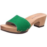 Schuhe Damen Pantoletten / Clogs Softclox Pantoletten S3382 Kelly Kaschmir grün