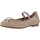 Schuhe Mädchen Derby-Schuhe & Richelieu Acebo's Spangenschuhe 6009AN Beige