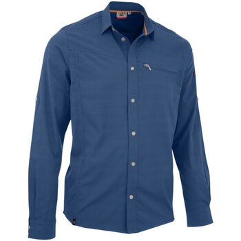 Kleidung Herren T-Shirts & Poloshirts Maui Sports Sport Lechnerkopf 1/1-1/1 Hemd elast blue 4730900403/73 73-73 Blau