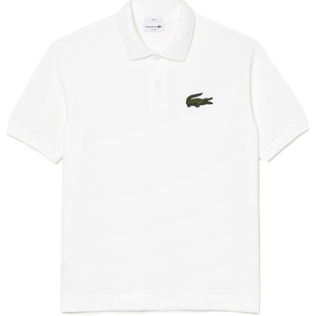 Lacoste  T-Shirts & Poloshirts Unisex Loose Fit Polo - Blanc