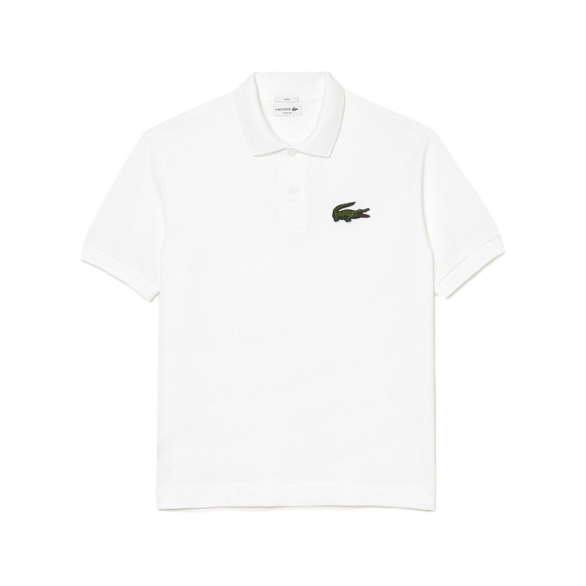 Kleidung Herren T-Shirts & Poloshirts Lacoste Unisex Loose Fit Polo - Blanc Weiss