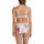 Kleidung Damen Bikini Ober- und Unterteile Lisca Hochgeschnittene Bikini-Strümpfe Tunis Weiss