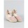 Schuhe Damen Leinen-Pantoletten mit gefloch Macarena 28700 ROSA