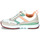 Schuhe Damen Sneaker Low Levi's OATS REFRESH S Weiss / Grün / Orange