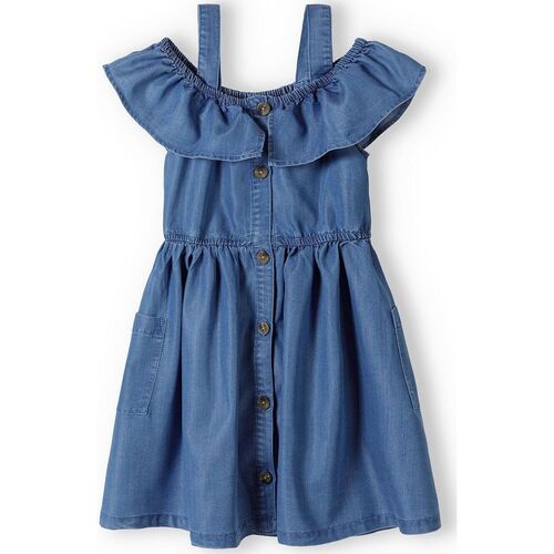 Kleidung Mädchen Kleider Minoti Kleid für Mädchen (3y-14y) Blau