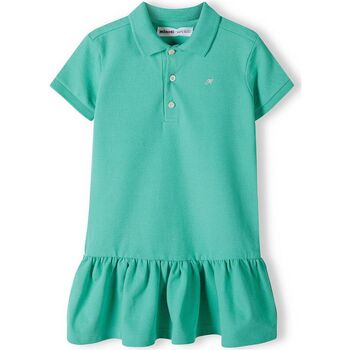 Kleidung Mädchen Kleider Minoti Polokleid für Mädchen (12m-14y) Grün
