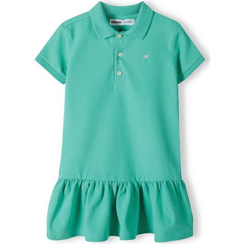 Kleidung Mädchen Kleider Minoti Polokleid für Mädchen (12m-14y) Grün