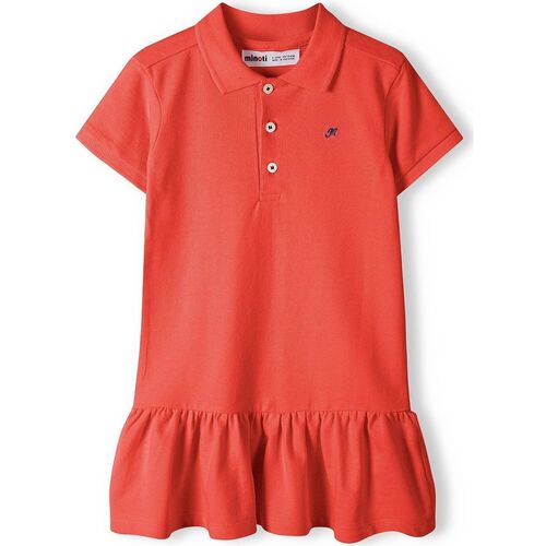Kleidung Mädchen Kleider Minoti Polokleid für Mädchen (12m-14y) Rot