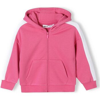 Kleidung Mädchen Sweatshirts Minoti Hoodie mit Zipper für Mädchen (12m-14y) Rosa