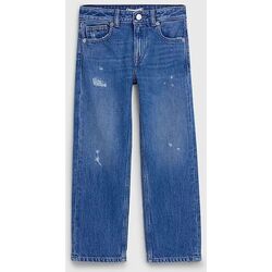 Kleidung Mädchen Jeans Tommy Hilfiger KG0KG07005 GIRLFRIEND-1A7 VIOLETBLUEDETR. Blau
