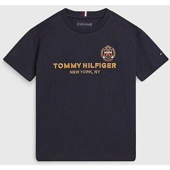 Kleidung Jungen T-Shirts & Poloshirts Tommy Hilfiger KB0KB08029-DW5 DESERT SKY Blau