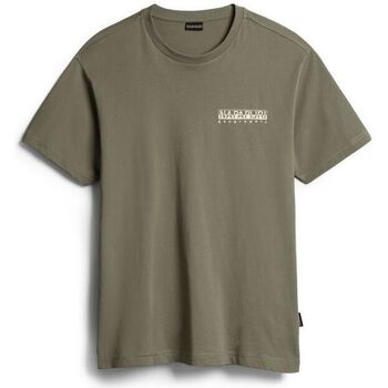 Kleidung T-Shirts & Poloshirts Napapijri S-BOLIVAR NP0A4H28-FG4 GREEN Grün