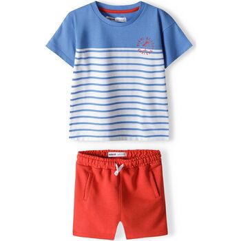 Kleidung Jungen Kleider & Outfits Minoti T-Shirt und Shorts im Set für Jungen (12m-8y) Rot