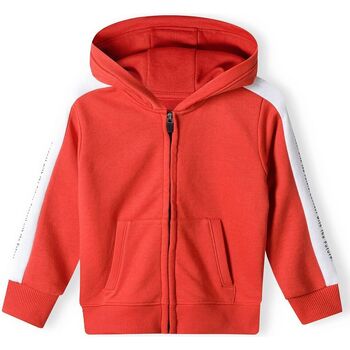 Kleidung Jungen Sweatshirts Minoti Hoodie mit Zipper für Jungen (12m-14y) Rot