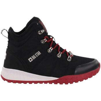 Schuhe Damen Sneaker High Big Star KK274217 Schwarz