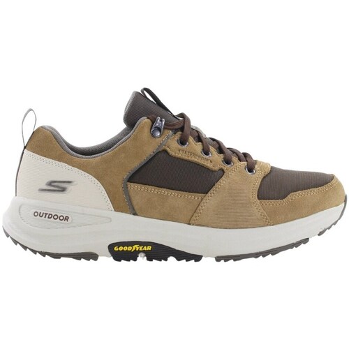 Schuhe Herren Sneaker Low Skechers GO Walk Outdoor Honigfarbig, Braun