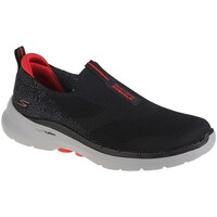 Schuhe Herren Sneaker Low Skechers GO Walk 6 Schwarz