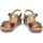 Schuhe Damen Sandalen / Sandaletten Laura Vita SANDALEN FACSCINEO1123 GRAU_BLUMEN