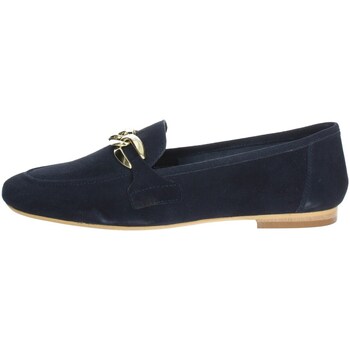 Schuhe Damen Slipper Hosis Milano MSU5200 Blau