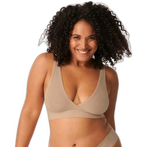 Unterwäsche Mädchen Sport-BH Sloggi  Brassière femme  Go Allround Beige