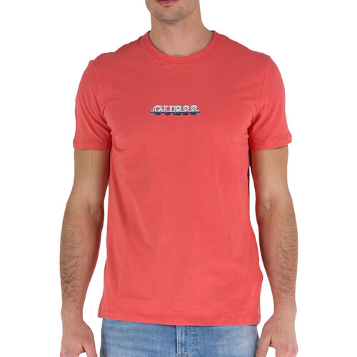 Kleidung Herren T-Shirts & Poloshirts Guess G-M3RI11J1314 Rot