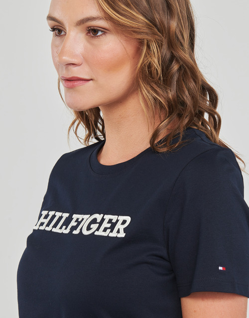 Tommy Hilfiger REG MONOTYPE EMB C-NK SS Marine