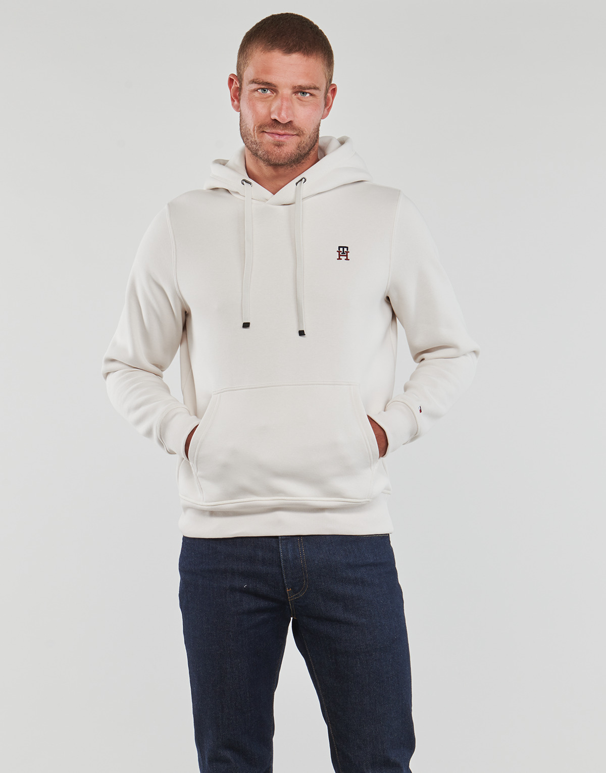Kleidung Herren Sweatshirts Tommy Hilfiger SMALL IMD HOODY Naturfarben