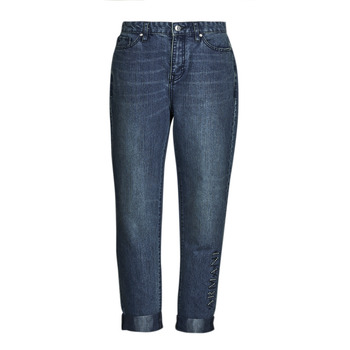 Kleidung Damen Mom Jeans Armani Exchange 6RYJ06 Blau