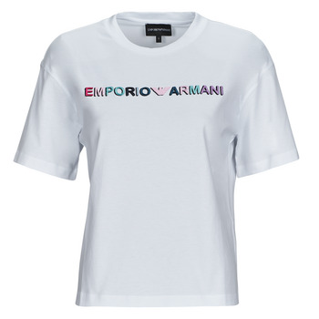 Kleidung Damen T-Shirts Emporio Armani 6R2T7S Weiss