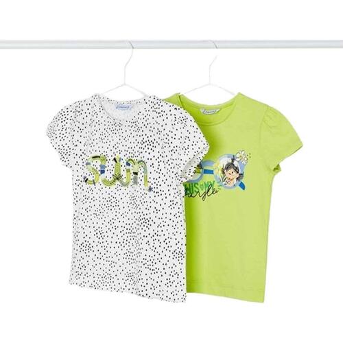 Kleidung Mädchen T-Shirts & Poloshirts Mayoral  Grün