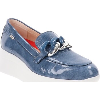 Schuhe Damen Slipper CallagHan CH-30019 Blau