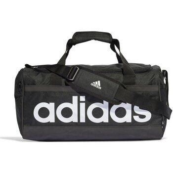 Taschen Sporttaschen adidas Originals Sport LINEAR DUFFEL S,BLACK/WHITE HT4742 Schwarz
