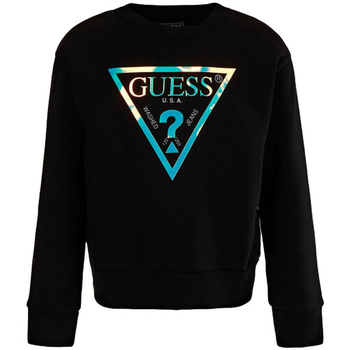 Kleidung Mädchen Sweatshirts Guess G-J1YQ16K9Z21 Schwarz