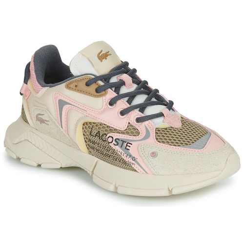 Schuhe Damen Sneaker Low Lacoste L003 Rosa / Beige / Braun