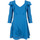 Kleidung Damen Kurze Kleider Patrizia Pepe DA2069 AD08 Blau