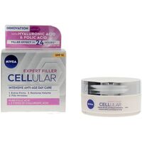 Beauty Anti-Aging & Anti-Falten Produkte Nivea Cellular Filler Hyaluron & Folsäure Tagescreme Spf15 