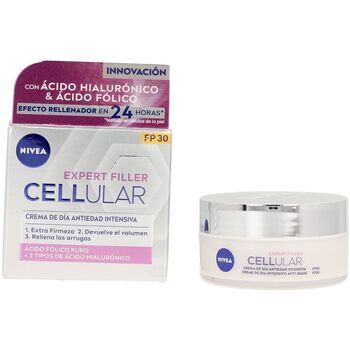 Beauty Anti-Aging & Anti-Falten Produkte Nivea Cellular Filler Hyaluron & Folsäure Tagescreme Spf30 