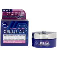 Beauty Anti-Aging & Anti-Falten Produkte Nivea Cellular Filler Hyaluron & Folsäure Nachtcreme 