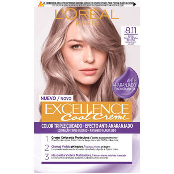 Beauty Haarfärbung L'oréal Excellence Creme Tinte 8,11-rubio Claro Ceniza 